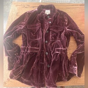 Ann Taylor Loft Velvet Jacket